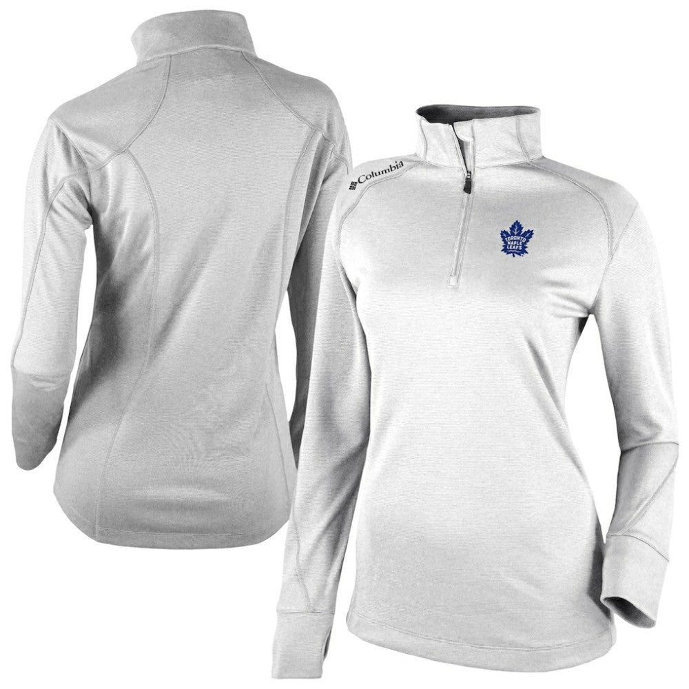 Toronto Maple Leafs Columbia Women's Omni-Wick Shotgun 2.0 Quarter-Zip Pullover Top