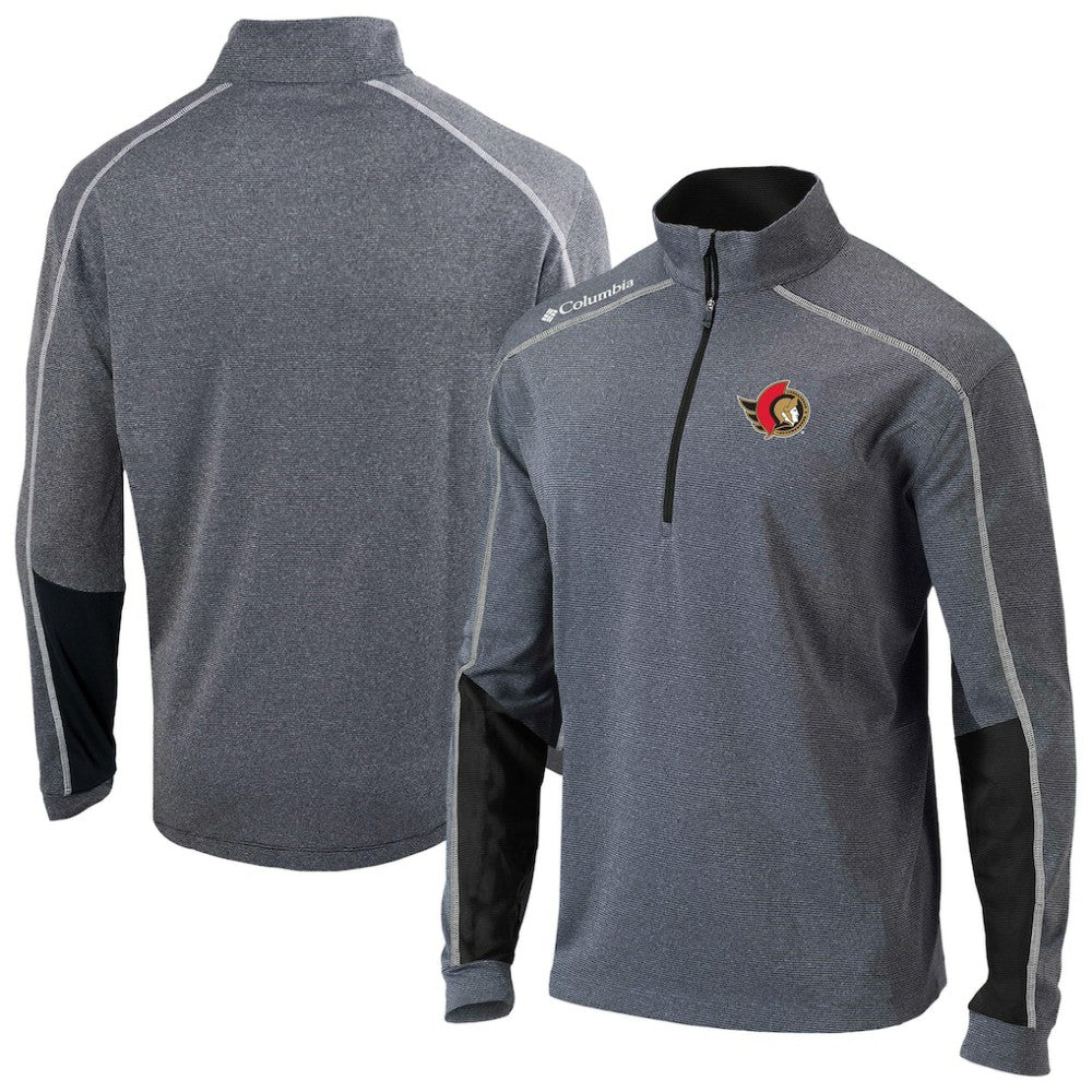 Ottawa Senators Columbia Omni-Wick Shotgun 2.0 Quarter-Zip Pullover Top