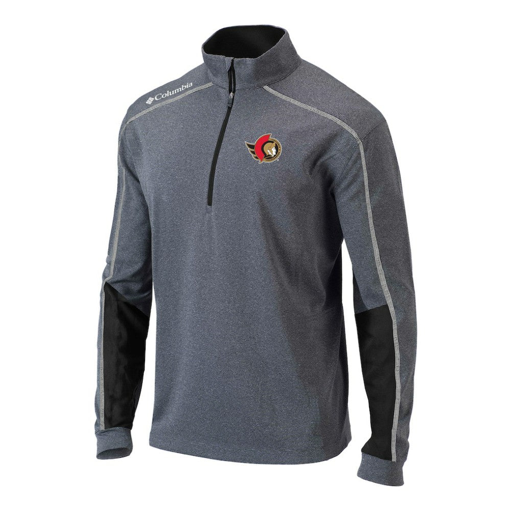 Ottawa Senators Columbia Omni-Wick Shotgun 2.0 Quarter-Zip Pullover Top