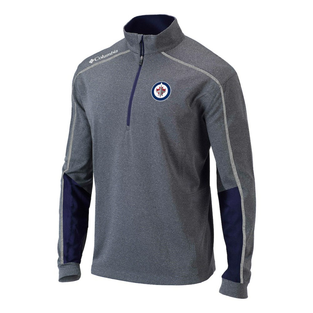 Winnipeg Jets Columbia Omni-Wick Shotgun 2.0 Quarter-Zip Pullover Top