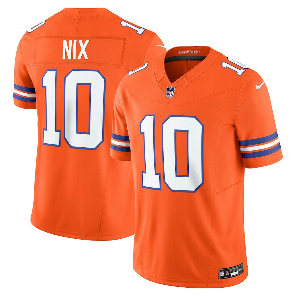 NFL Denver Broncos Bo Nix  Vapor F.U.S.E. Limited Jersey