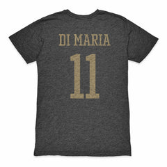 Angel Di Maria Argentina National Team 1863FC Retro Player Tri-Blend T-Shirt / Soccer Outlet
