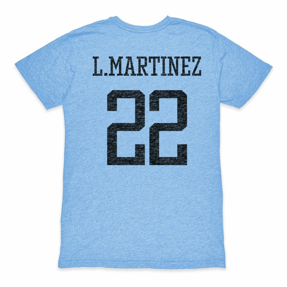 Lautaro Martinez Argentina National Team 1863FC Retro Player Tri-Blend T-Shirt / Soccer New