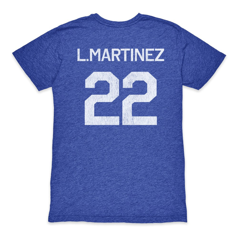 Lautaro Martinez Argentina National Team 1863FC Retro Player Tri-Blend T-Shirt / Soccer Hot sale