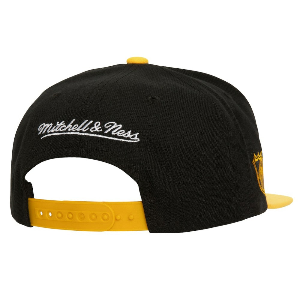 Boston Bruins Mitchell & Ness Soul Triple Up Snapback Hat