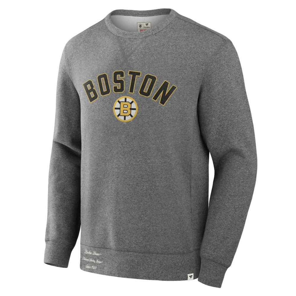 Boston Bruins Fanatics Decades Collection Legendary Fleece Pullover Sweatshirt