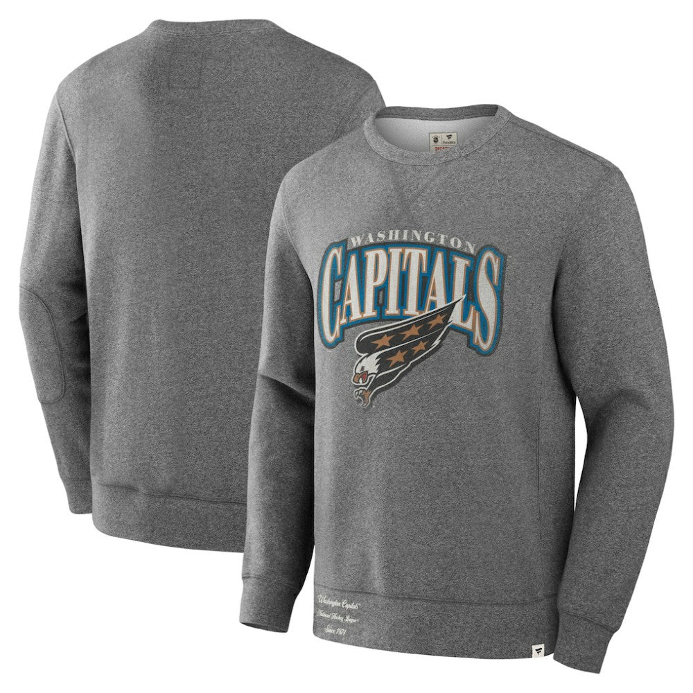 Washington Capitals Fanatics Decades Collection Legendary Fleece Pullover Sweatshirt