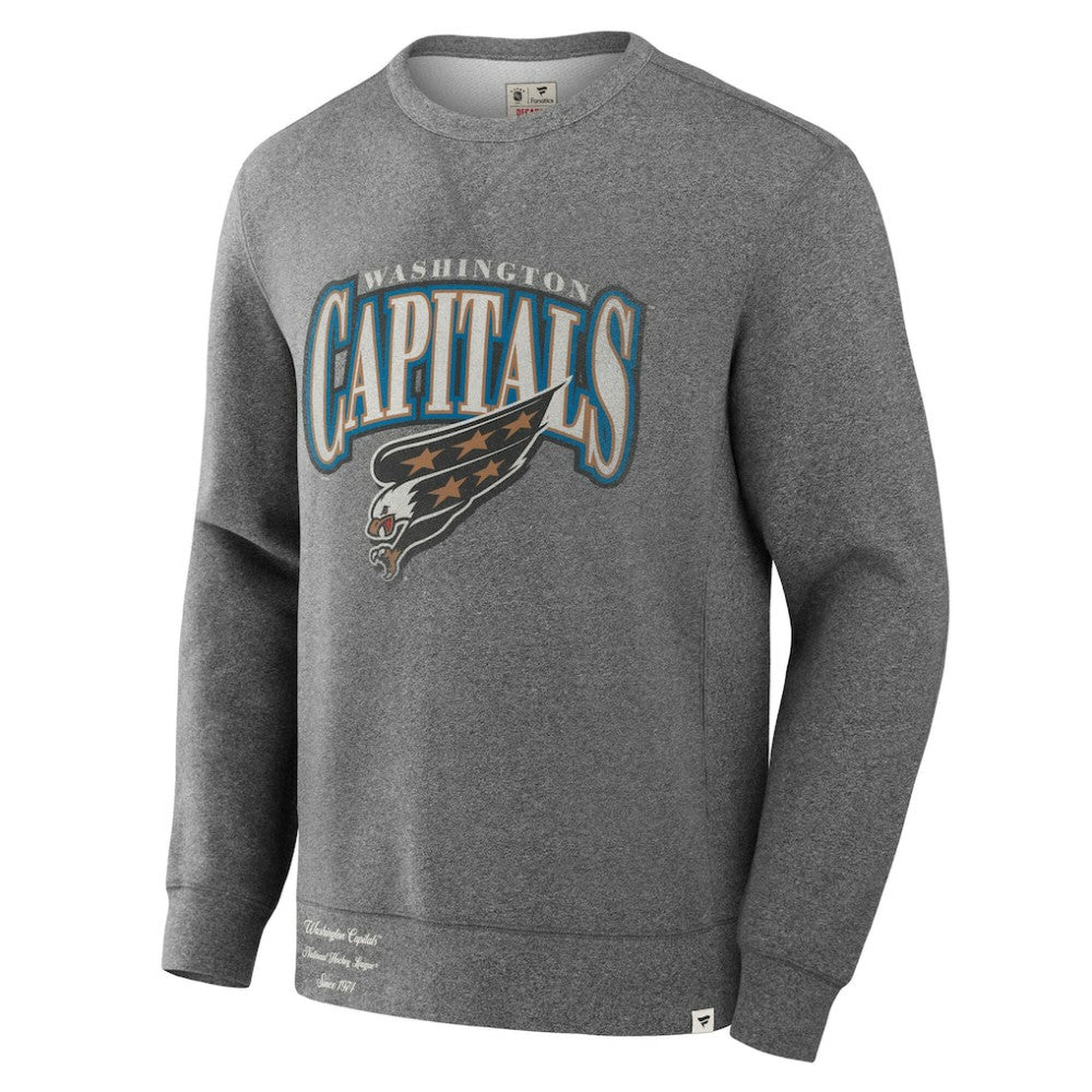 Washington Capitals Fanatics Decades Collection Legendary Fleece Pullover Sweatshirt
