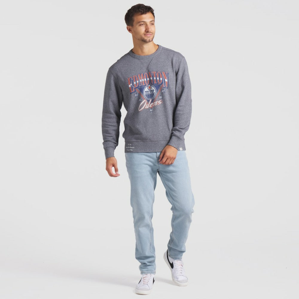 Edmonton Oilers Fanatics Decades Collection Legendary Fleece Pullover Sweatshirt
