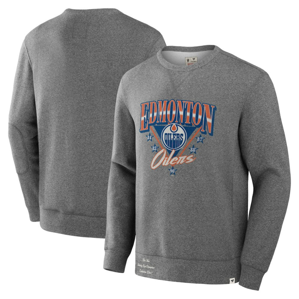 Edmonton Oilers Fanatics Decades Collection Legendary Fleece Pullover Sweatshirt