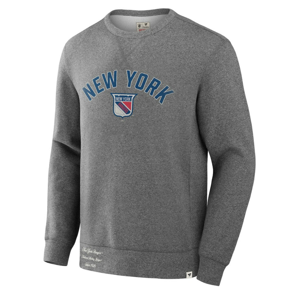 New York Rangers Fanatics Decades Collection Legendary Fleece Pullover Sweatshirt