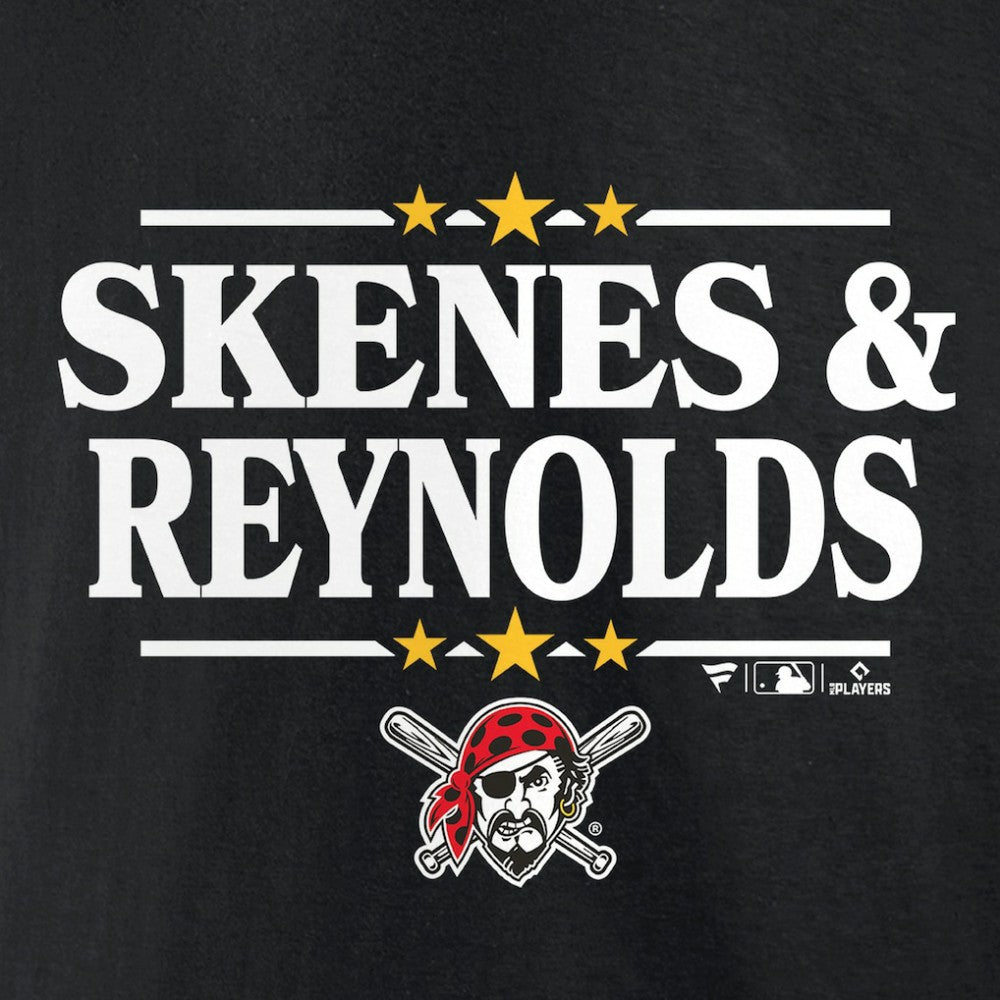 Paul Skenes & Bryan Reynolds Pittsburgh Pirates Election Player T-Shirt - Black