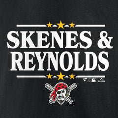 Paul Skenes & Bryan Reynolds Pittsburgh Pirates Election Player T-Shirt - Black