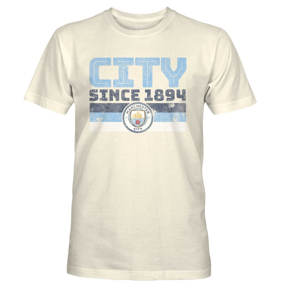 Manchester City 1863FC Retro Stripes T-Shirt / Soccer Sale