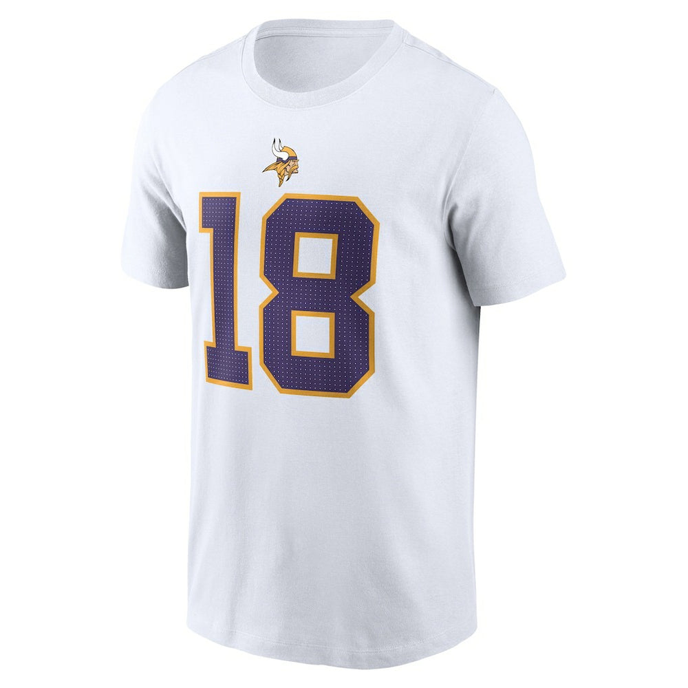 NFL Minnesota Vikings Justin Jefferson  Name & Number T-Shirt