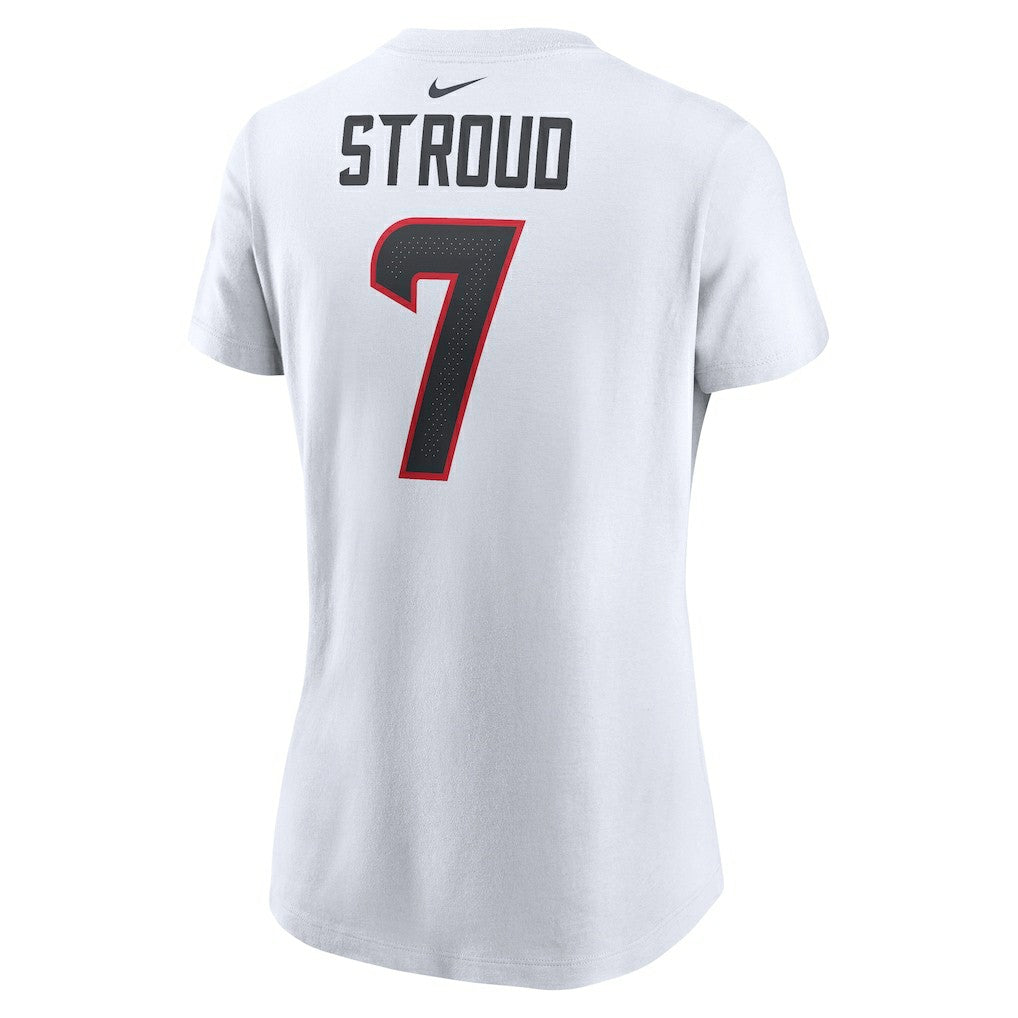 NFL Houston Texans C.J. Stroud  Women's Player Name & Number T-Shirt