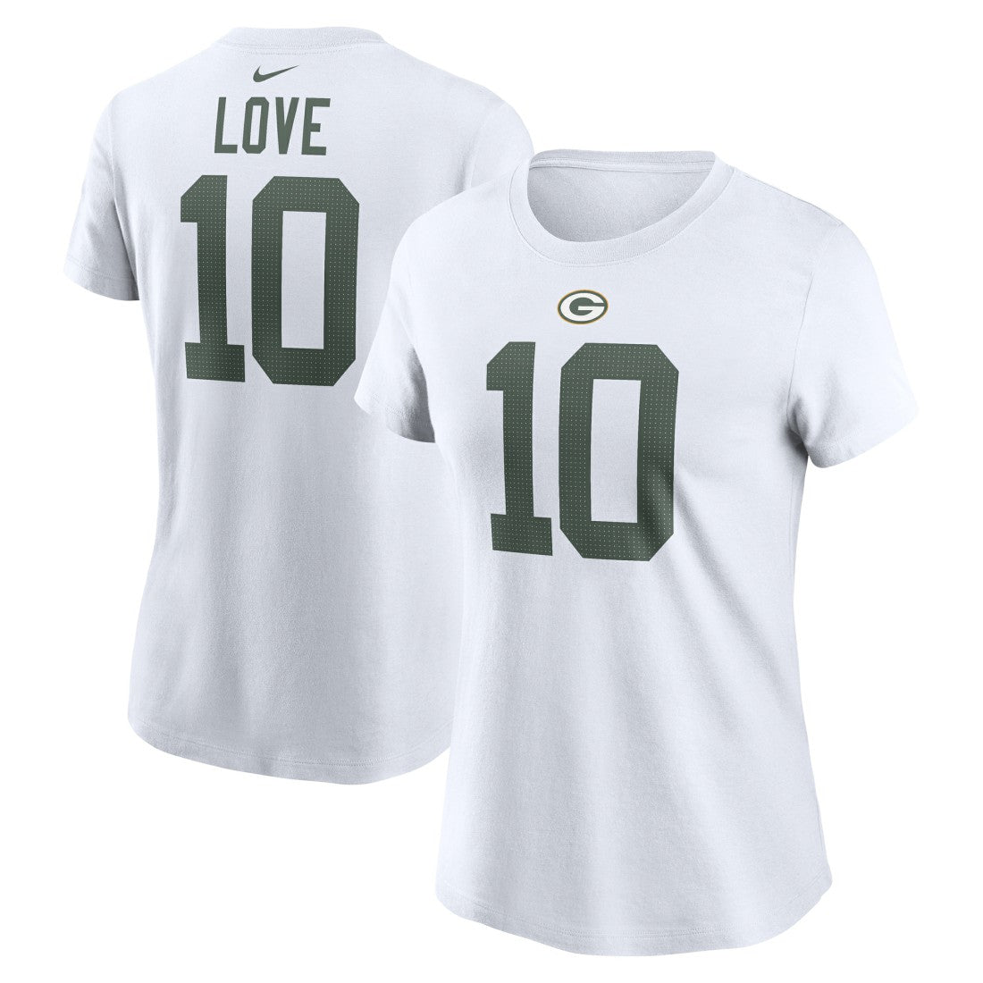 NFL Green Bay Packers Jordan Love  Women's Player Name & Number T-Shirt