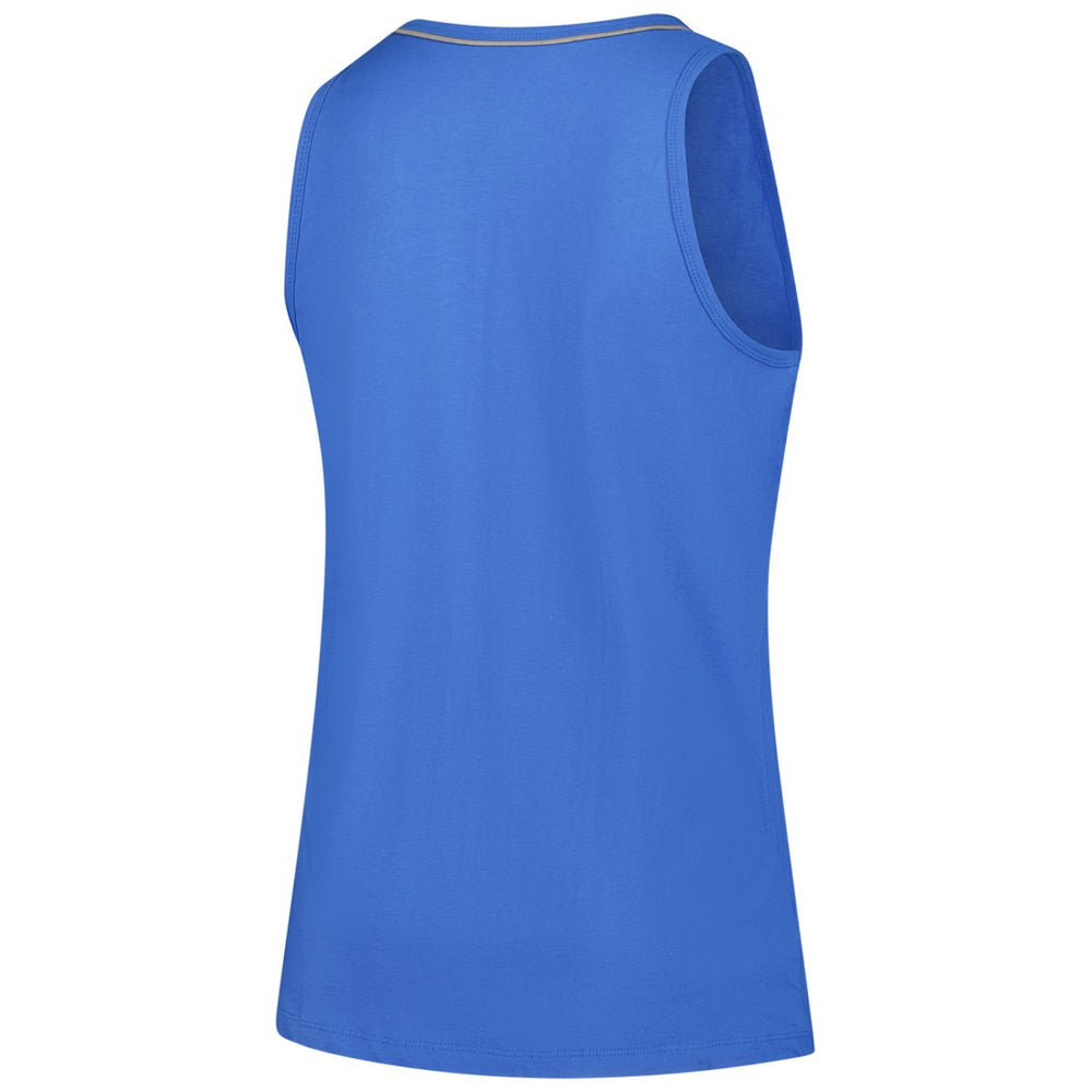 NFL Detroit Lions Logo Athletic Women's Plus Size Stellar Win V-Neck Tank Top