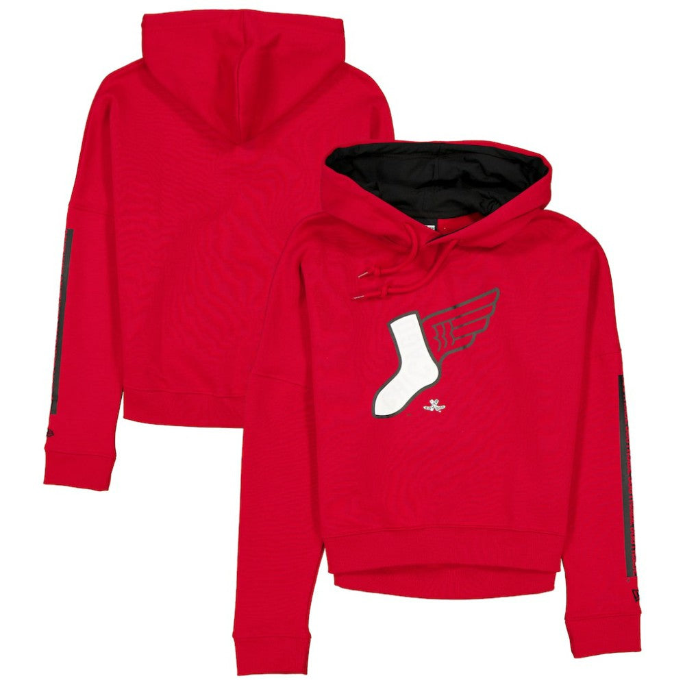 Chicago White Sox Women's 2025 City Connect Pullover Hoodie - Red/Black | New Era
