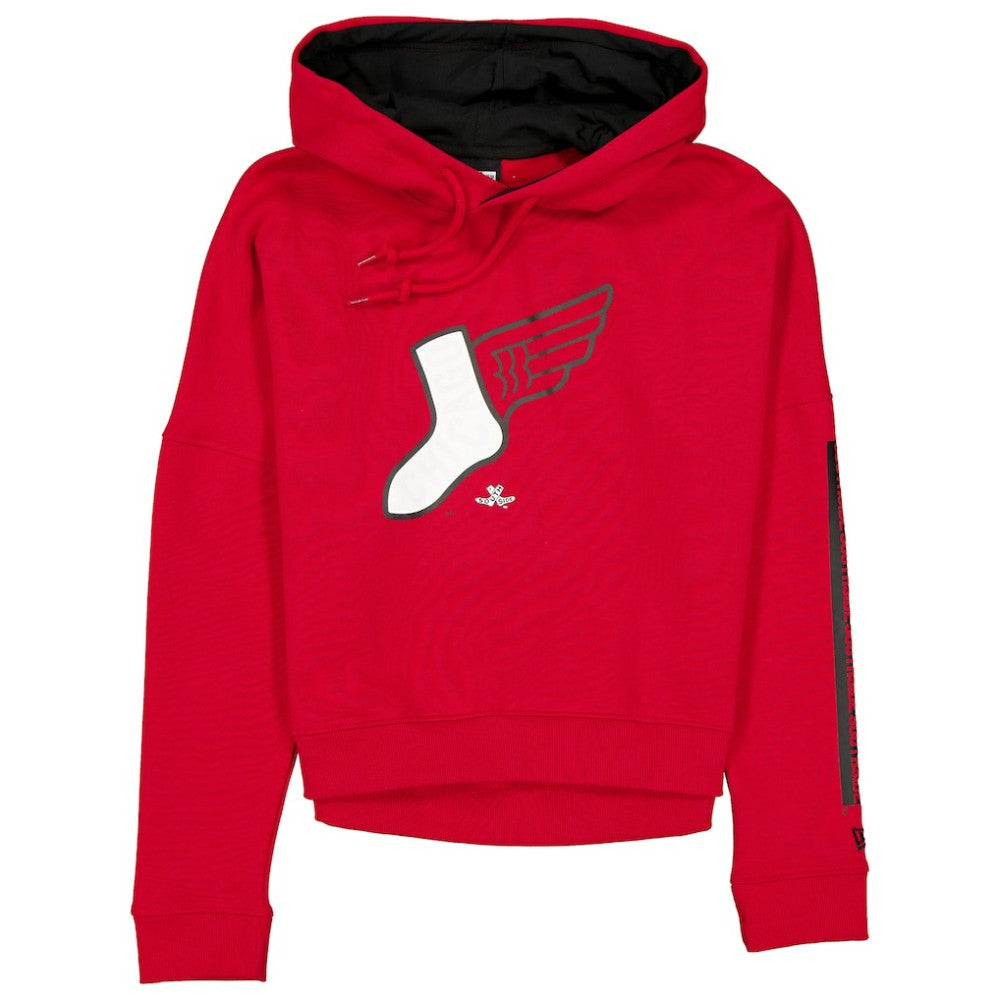 Chicago White Sox Women's 2025 City Connect Pullover Hoodie - Red/Black | New Era