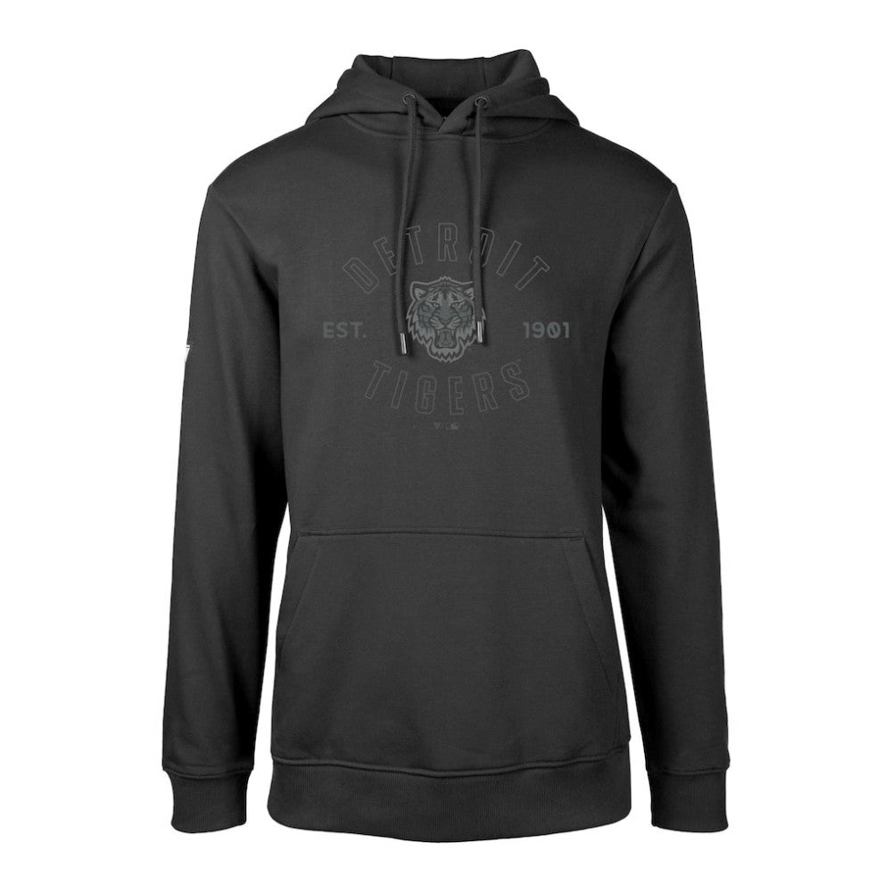 Detroit Tigers Levelwear Podium Abyssal Pullover Hoodie - Black