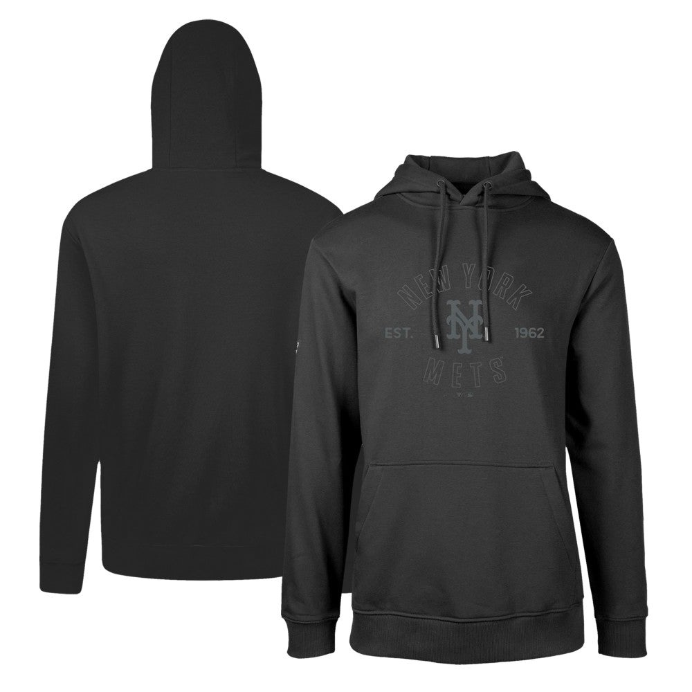 New York Mets Levelwear Podium Abyssal Pullover Hoodie - Black