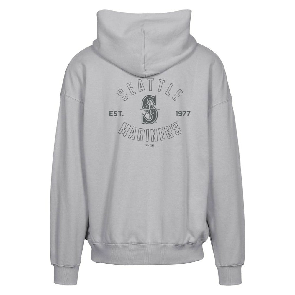 Seattle Mariners Levelwear Uphill Abyssal Full-Zip Hoodie - Gray