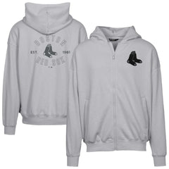 Boston Red Sox Levelwear Uphill Abyssal Full-Zip Hoodie - Gray