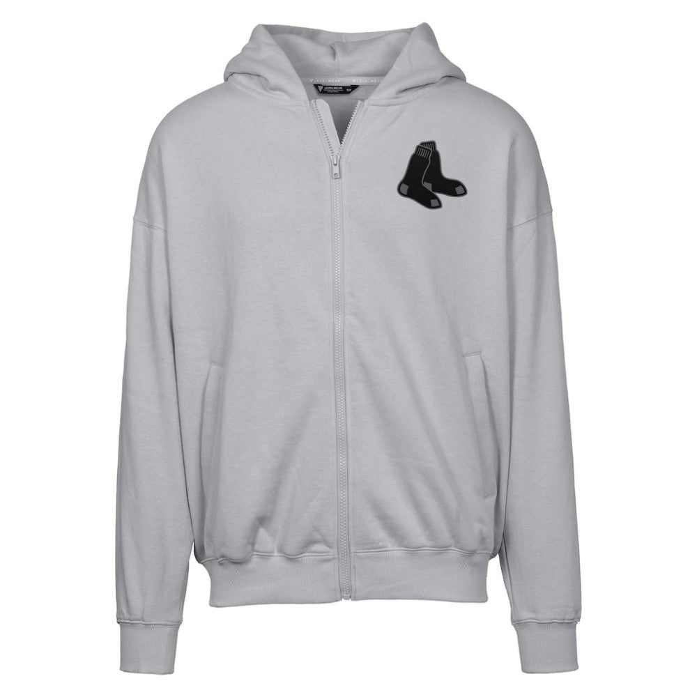 Boston Red Sox Levelwear Uphill Abyssal Full-Zip Hoodie - Gray