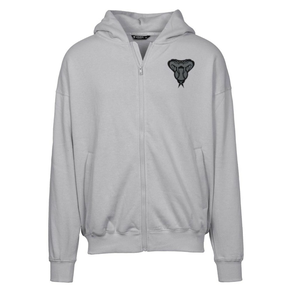 Arizona Diamondbacks Levelwear Uphill Abyssal Full-Zip Hoodie - Gray