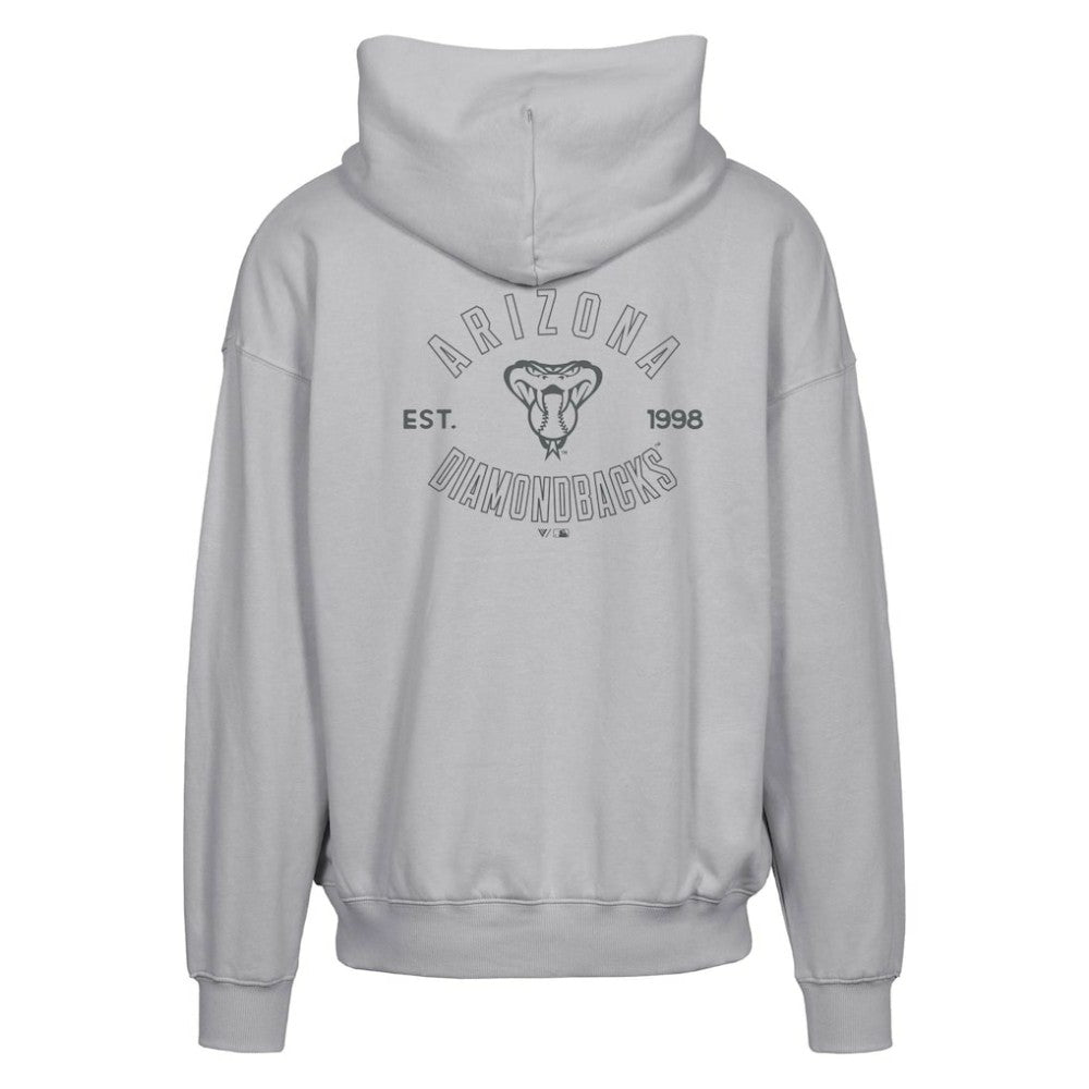 Arizona Diamondbacks Levelwear Uphill Abyssal Full-Zip Hoodie - Gray