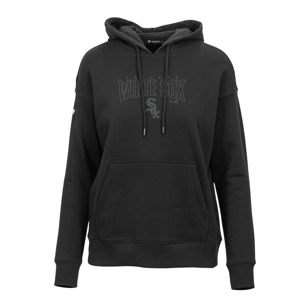 Chicago White Sox Levelwear Women's Adorn Darkmoon Pullover Hoodie - Black
