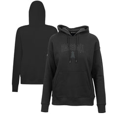 Los Angeles Angels Levelwear Women's Adorn Darkmoon Pullover Hoodie - Black