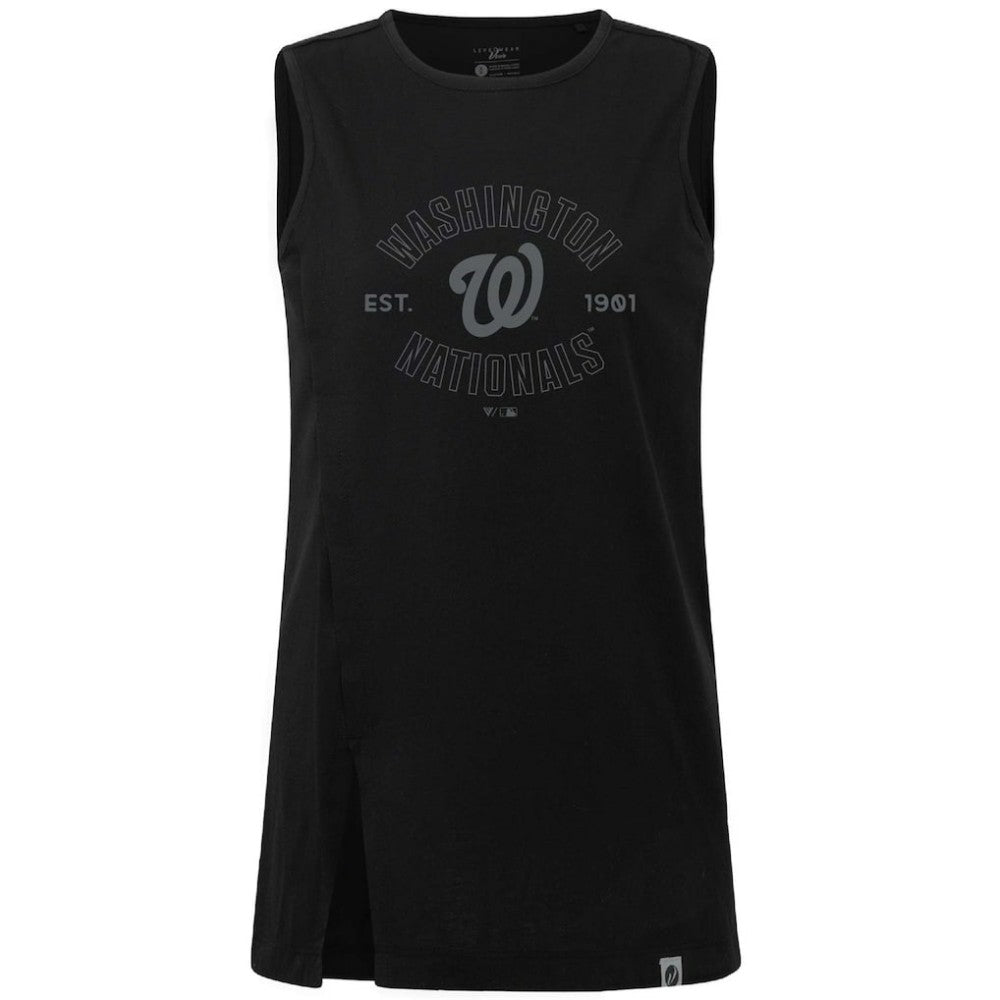 Washington Nationals Levelwear Women's Influx Abyssal Tank Top - Black