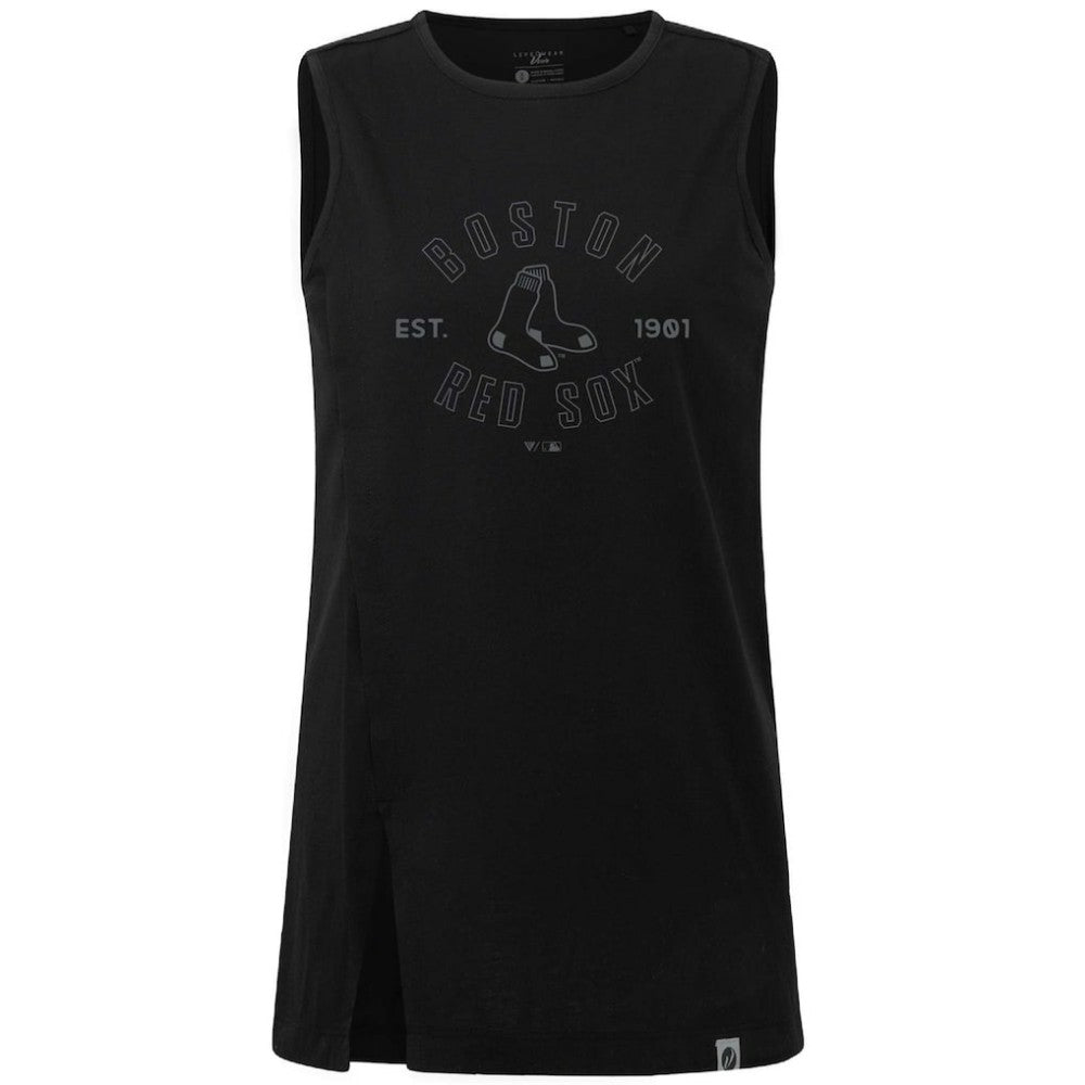 Boston Red Sox Levelwear Women's Influx Abyssal Tank Top - Black