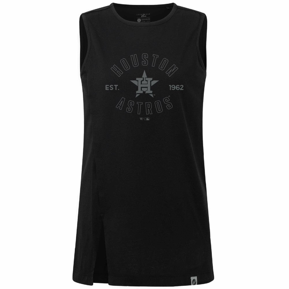 Houston Astros Levelwear Women's Influx Abyssal Tank Top - Black