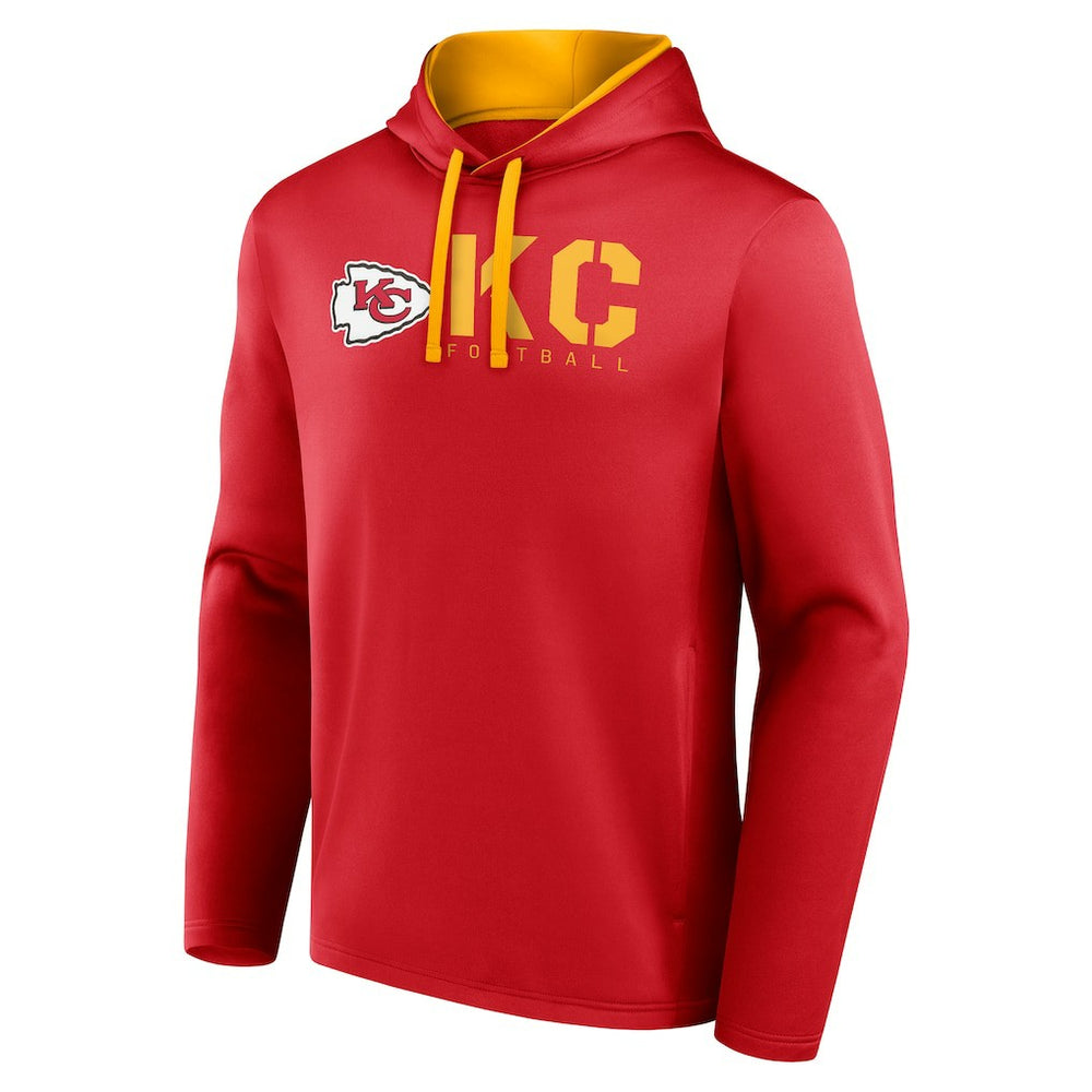 NFL Kansas City Chiefs Logo Athletic Head Start Pullover Hoodie