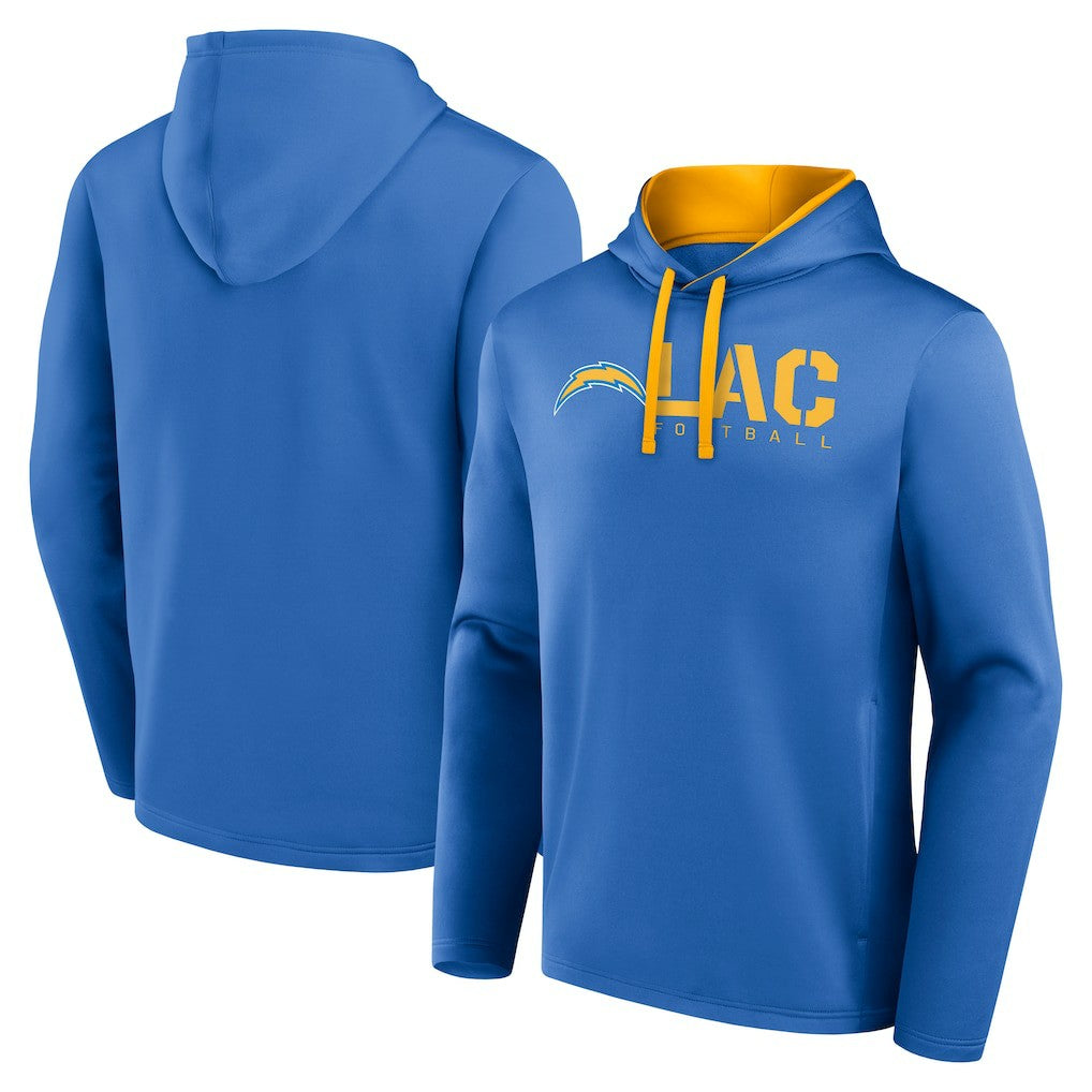 NFL Los Angeles Chargers Logo Athletic Head Start Pullover Hoodie