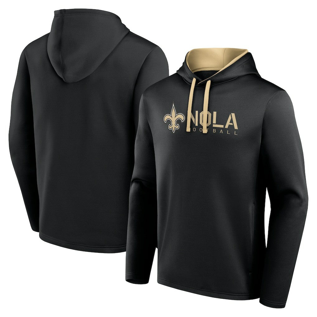 NFL New Orleans Saints Logo Athletic Head Start Pullover Hoodie