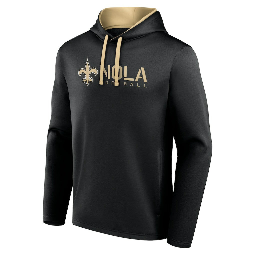 NFL New Orleans Saints Logo Athletic Head Start Pullover Hoodie