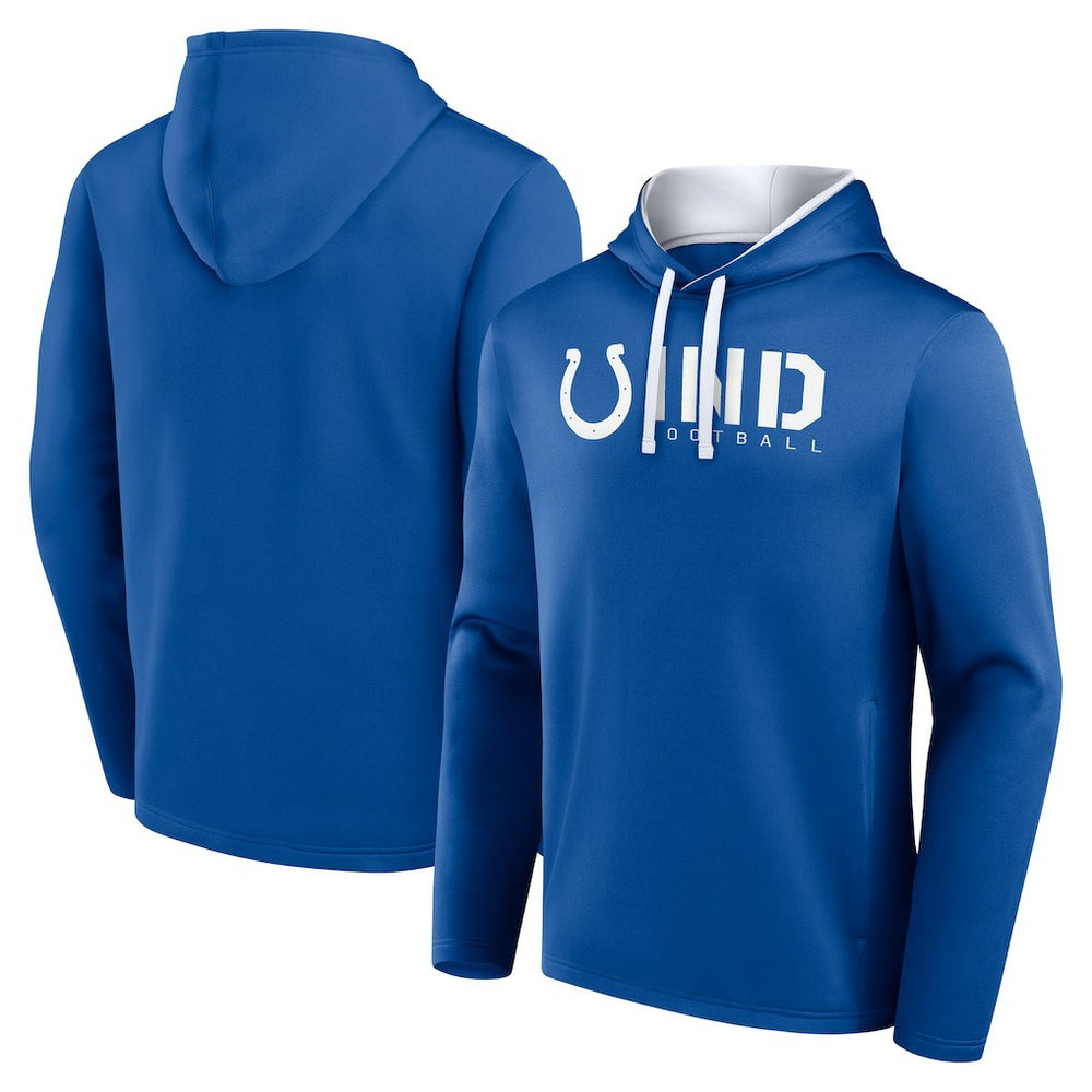 NFL Indianapolis Colts Logo Athletic Head Start Pullover Hoodie