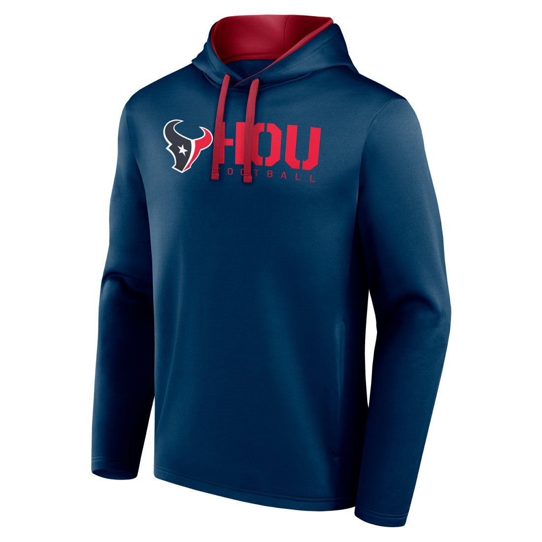 NFL Houston Texans Logo Athletic Head Start Pullover Hoodie