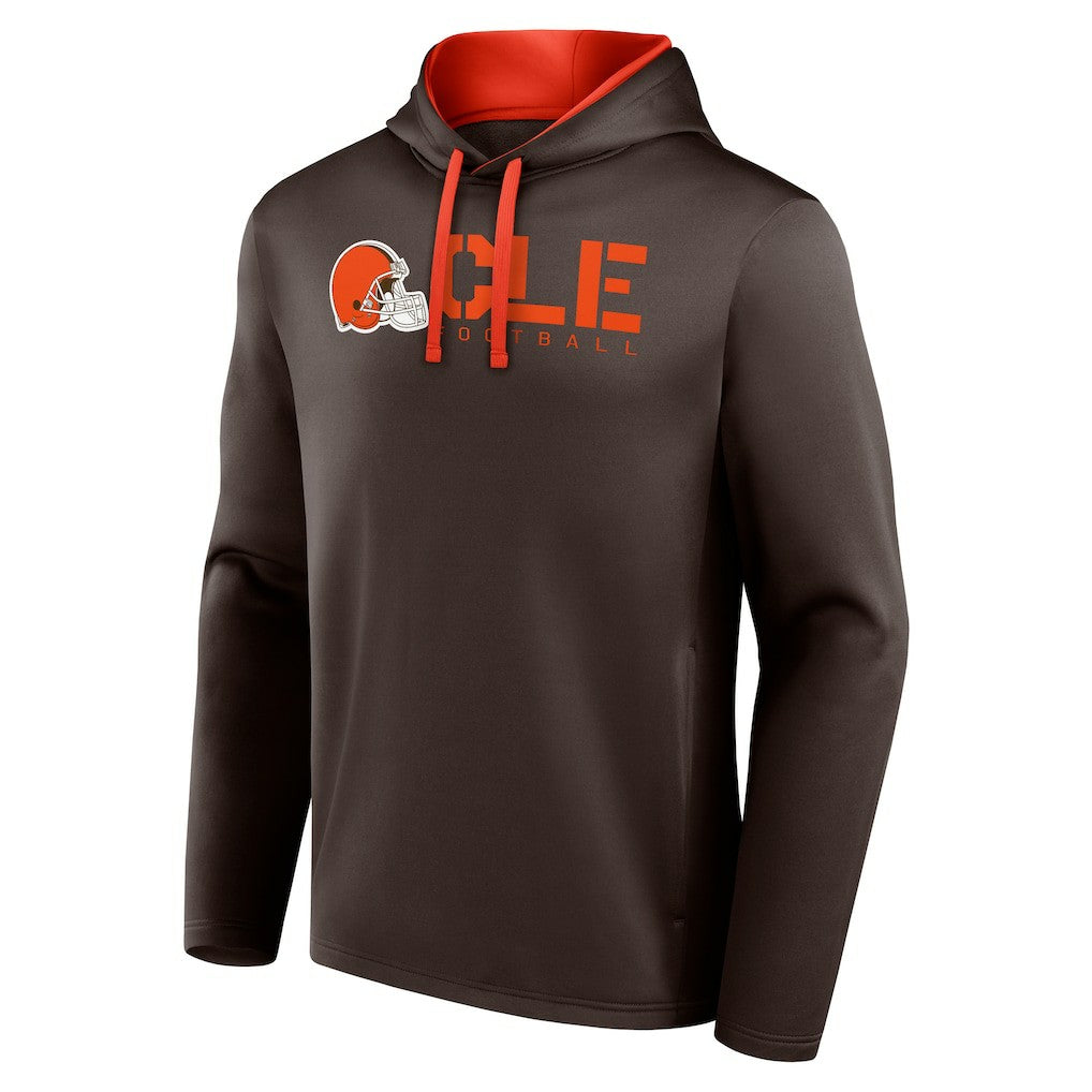 NFL Cleveland Browns Logo Athletic Head Start Pullover Hoodie