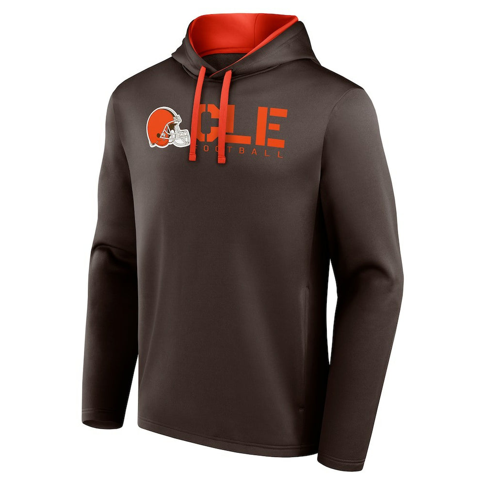 NFL Cleveland Browns Logo Athletic Head Start Pullover Hoodie