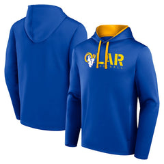 NFL Los Angeles Rams Logo Athletic Head Start Pullover Hoodie