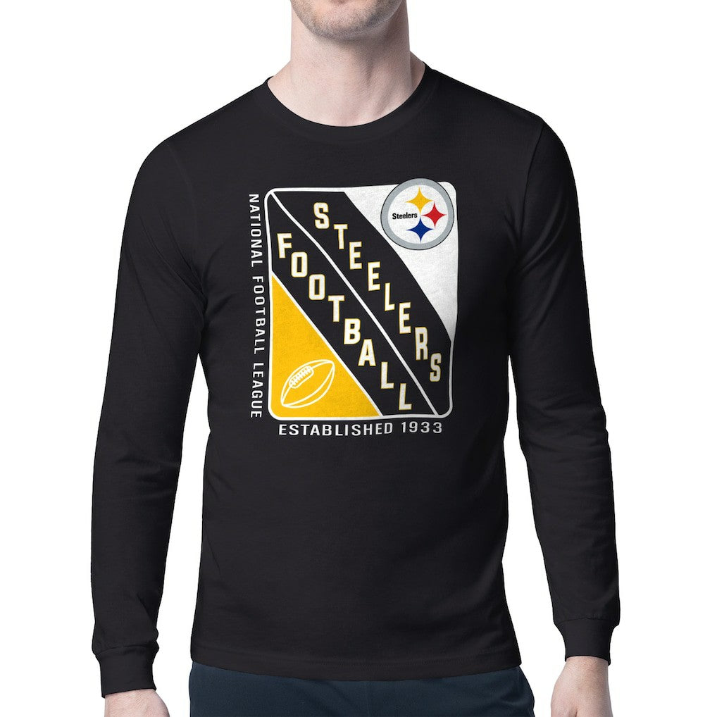 NFL Pittsburgh Steelers Starter Shield Logo Long Sleeve T-Shirt