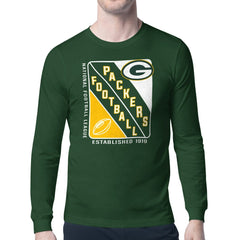 NFL Green Bay Packers Starter Shield Logo Long Sleeve T-Shirt