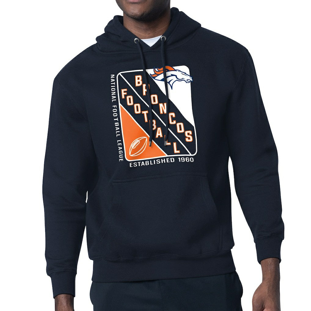 NFL Denver Broncos Starter Shield Logo Pullover Hoodie