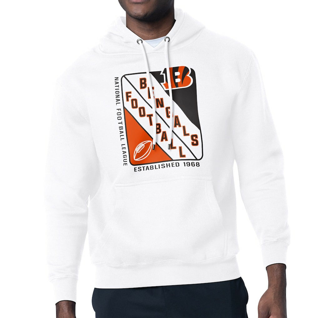NFL Cincinnati Bengals Starter Shield Logo Pullover Hoodie