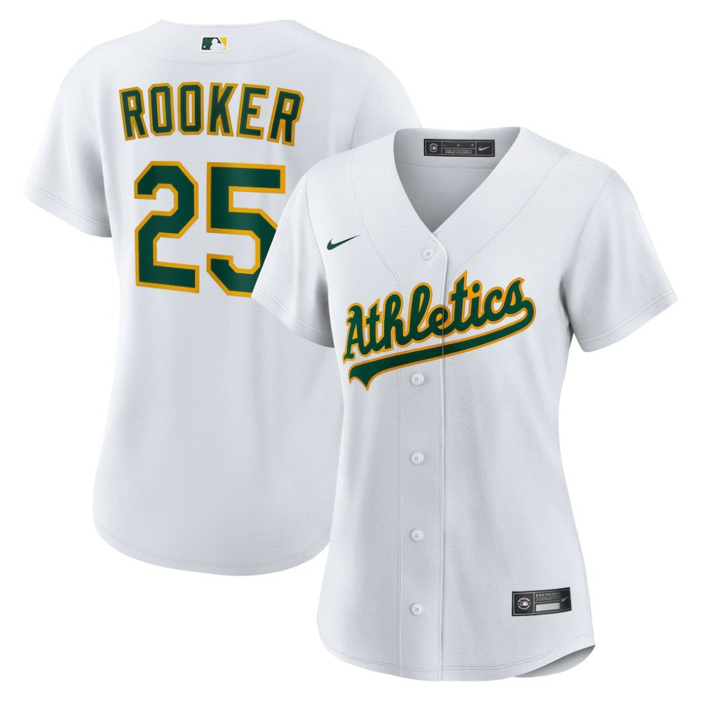 Brent Rooker Athletics Women's Home Replica Jersey  - White | Nike